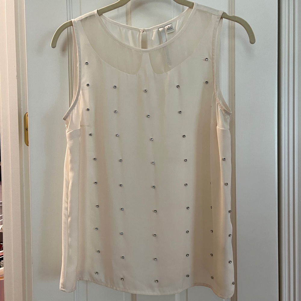 Lauren Conrad Jewel cream tank size small